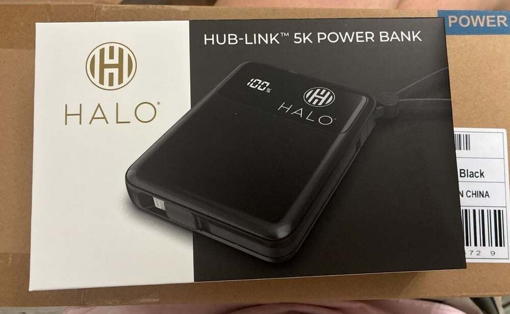 HALO Hub-Link 5K Power Bank with Integrated Cables